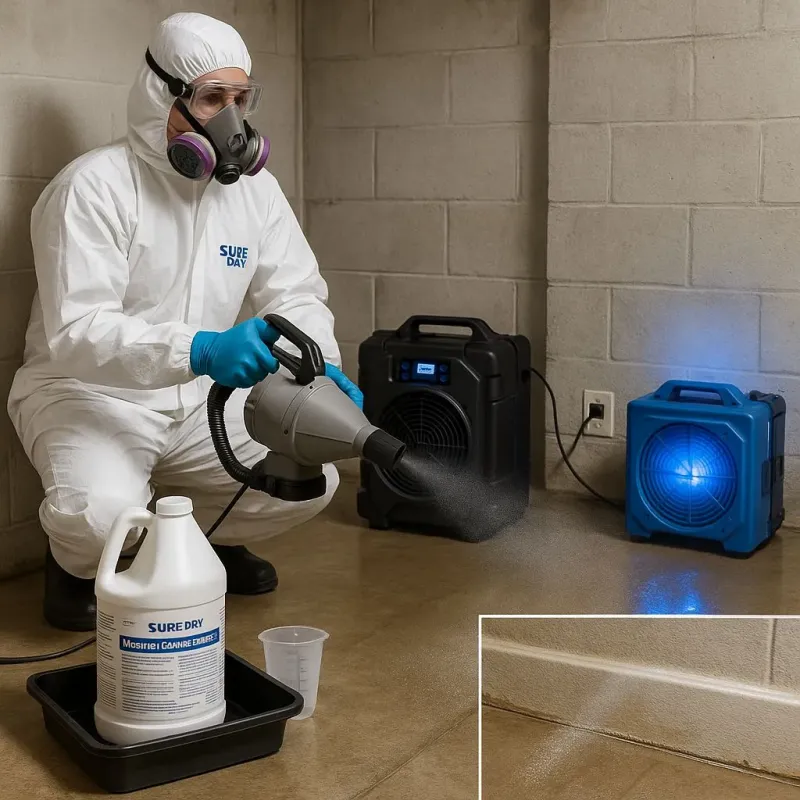 Sanitization and Odor Removal process in Belmont, PA